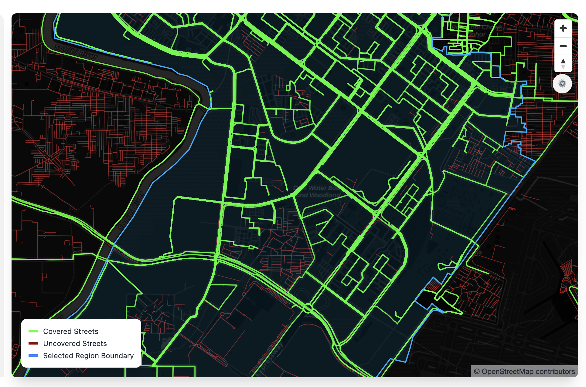 Interactive Coverage Maps screenshot